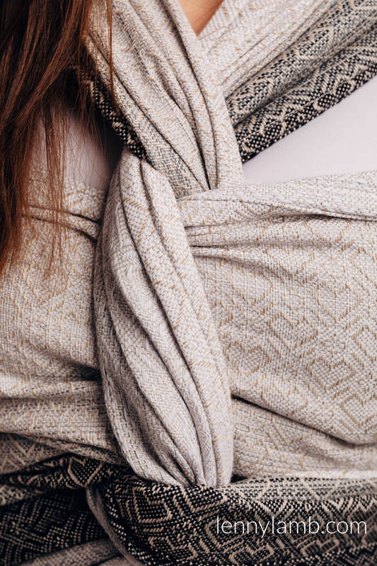 LennyLamb Woven Wrap Big Love Ombre Beige S (Size 5) - Image 3
