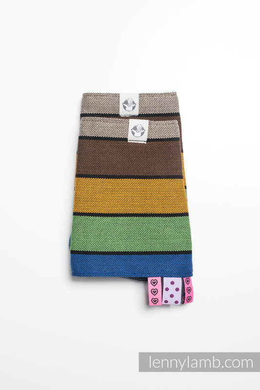 LennyLamb Drool Pads & Reach Straps Set - Carousel of Colours - Image 4