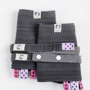lenny lamb little herringbone ombre grey