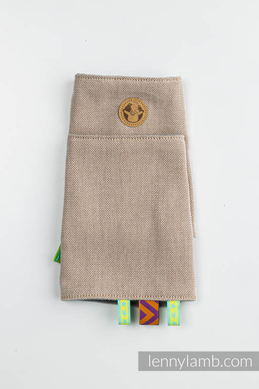 LennyLamb Drool Pads & Reach Straps Set - Peanut Butter - Image 4