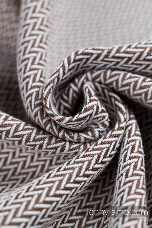 LennyLamb LennyPreschool Carrier Herringbone Almond - Image 3