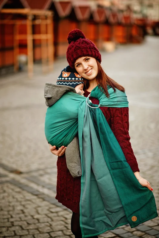 LennyLamb Ring Sling Little Herringbone Salsa