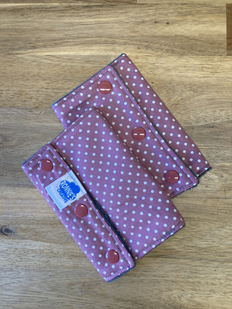 Ronnie's Creative Suck Pads Little Polka Dots Rose