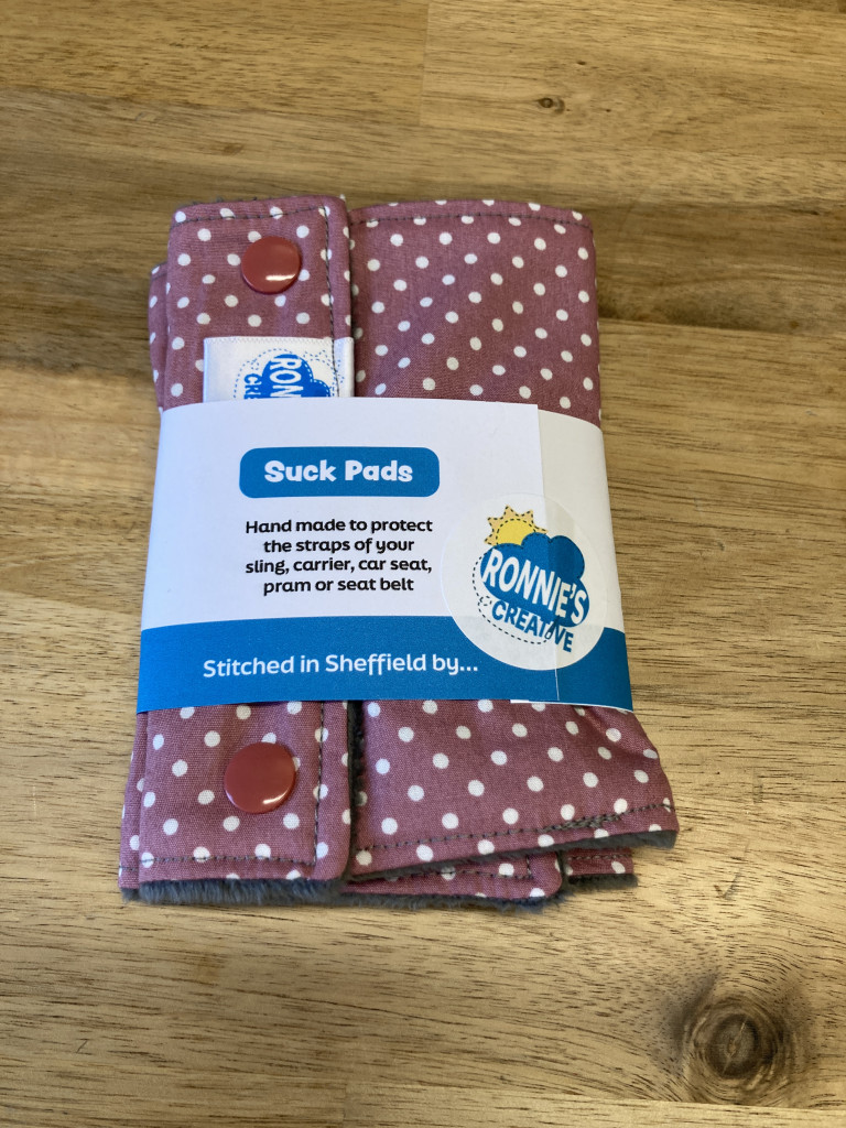 Ronnie's Creative Suck Pads Little Polka Dots Rose - Image 2